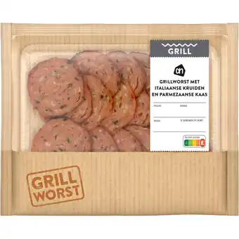 Albert Heijn AH Grillworst met Italiaanse kruiden kaas aanbieding
