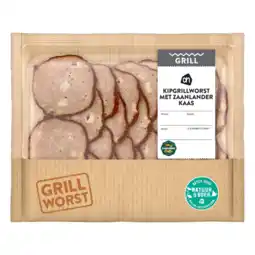 Albert Heijn AH Kipgrillworst met Zaanlander kaas aanbieding