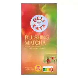 Albert Heijn Delicata Reep matcha aardbei witte chocolade aanbieding