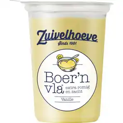 Albert Heijn Zuivelhoeve Boer'n vla vanille aanbieding