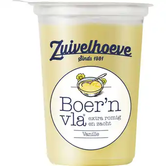 Albert Heijn Zuivelhoeve Boer'n vla vanille aanbieding