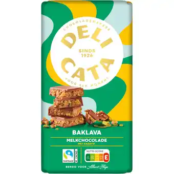 Albert Heijn Delicata Melk met baklavavulling aanbieding