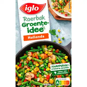 Albert Heijn Iglo Roerbak groente idee hollands aanbieding