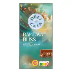 Albert Heijn Delicata Reep baklava melk chocolade aanbieding
