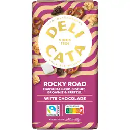 Albert Heijn Delicata Reep rocky road witte chocolade aanbieding