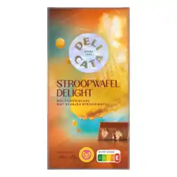 Albert Heijn Delicata Reep melkchocolade stroopwafel aanbieding