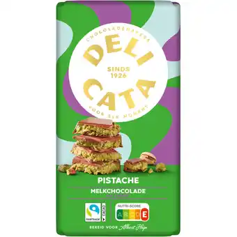 Albert Heijn Delicata Melk met pistachevulling aanbieding