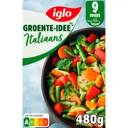 Albert Heijn Iglo Roerbak groente idee italiaans aanbieding