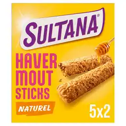 Albert Heijn Sultana Havermoutsticks naturel met golden syrup aanbieding