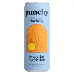 Albert Heijn Punchy Everyday hydration blueberry aanbieding