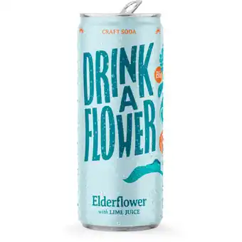 Albert Heijn Drink a Flower Elderflower & lime aanbieding