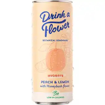 Albert Heijn Drink a Flower Peach & lemon aanbieding