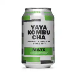 Albert Heijn YAYA Organic kombucha maté aanbieding