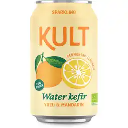 Albert Heijn Kult Water kefir yuzu & mandarin aanbieding