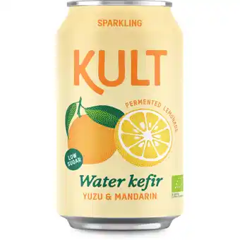 Albert Heijn Kult Water kefir yuzu & mandarin aanbieding
