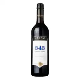 Albert Heijn Hardys Bin 343 cabernet shiraz aanbieding