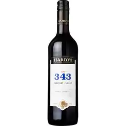 Albert Heijn Hardys Bin 343 cabernet shiraz aanbieding