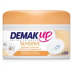 Albert Heijn Demak'Up Sensitive oogmake-up remover pads aanbieding