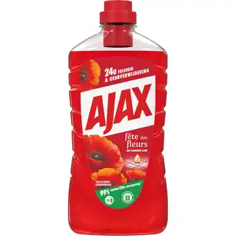 Albert Heijn Ajax Rode bloemen allesreiniger aanbieding