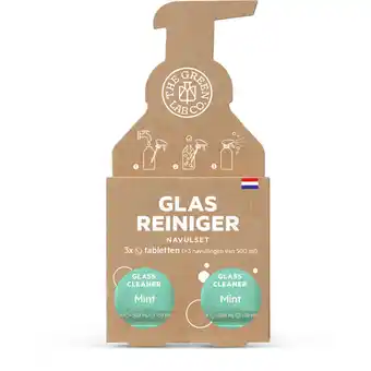 Albert Heijn The Green Lab Co. Glasreiniger tablet munt aanbieding