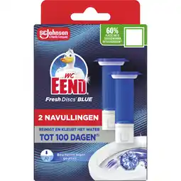 Albert Heijn WC-Eend Fresh discs coloring bluing navulling aanbieding