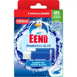 Albert Heijn WC-Eend Fresh discs coloring bluing navulling aanbieding