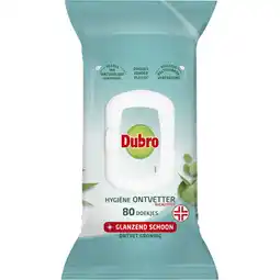 Albert Heijn Dubro Hygiëne ontvetter doekjes eucalyptus aanbieding