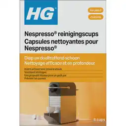 Albert Heijn HG Nespresso reinigingscups aanbieding