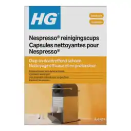 Albert Heijn HG Nespresso reinigingscups aanbieding