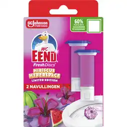 Albert Heijn WC-Eend Fresh discs mango-verse duo navulling aanbieding