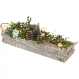 Albert Heijn AH Kerstarrangement mand rechthoek aanbieding