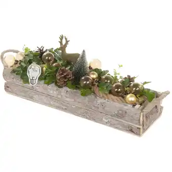 Albert Heijn AH Kerstarrangement mand rechthoek aanbieding