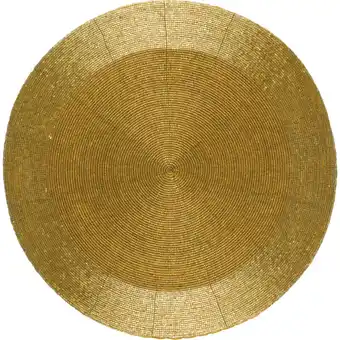 Albert Heijn AH Excellent Kralen placemat goud aanbieding