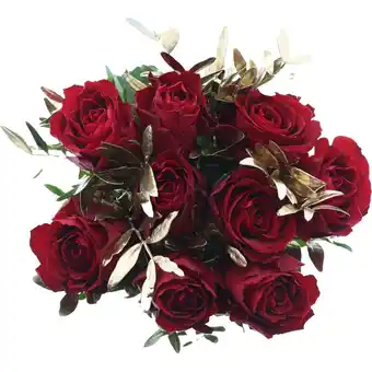 Albert Heijn AH Luxe rozen met eucalyptus cinerea aanbieding