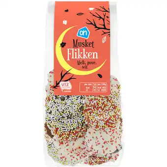 Albert Heijn AH Musket flikken melk, puur, wit aanbieding