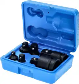 Amazon BRILLIANT TOOLS BT024605 Krachtadapterset, 6 dlg, 1/4 + 3/8 + 1/2 + 3/4 [Powered by KS TOOLS] aanbieding