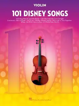Amazon 101 disney songs for violin - violon aanbieding