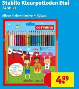 Kruidvat Stabilo Kleurpotloden Etui aanbieding