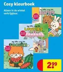 Kruidvat Cosy kleurboek aanbieding