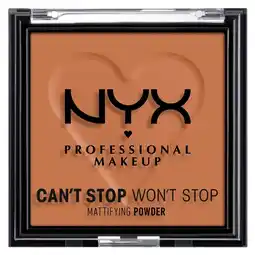 Kruidvat NYX Professional Makeup Can't Stop, Won't Stop Mocha Mattifying Powder aanbieding