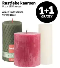 Kruidvat Rustieke kaarsen aanbieding