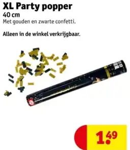 Kruidvat XL Party popper aanbieding