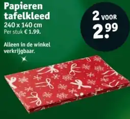 Kruidvat Papieren tafelkleed aanbieding