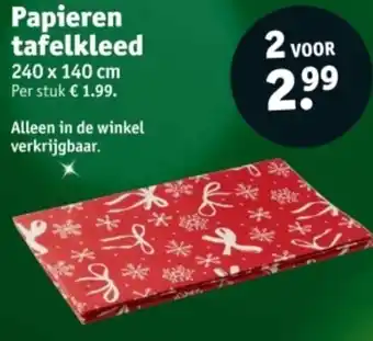 Kruidvat Papieren tafelkleed aanbieding