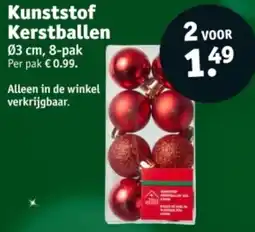 Kruidvat Kunststof Kerstballen aanbieding