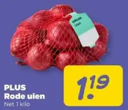 PLUS PLUS Rode uien aanbieding