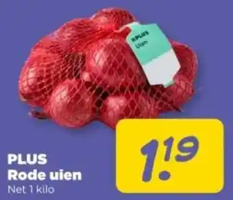 PLUS PLUS Rode uien aanbieding