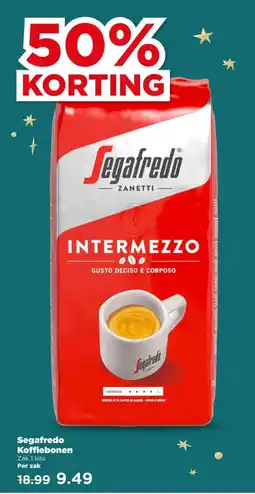 PLUS Segafredo Koffiebonen aanbieding