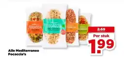 PLUS Alle Mediterraneo Focaccia's aanbieding