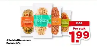 PLUS Alle Mediterraneo Focaccia's aanbieding